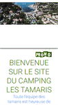 Mobile Screenshot of camping-lestamaris.com